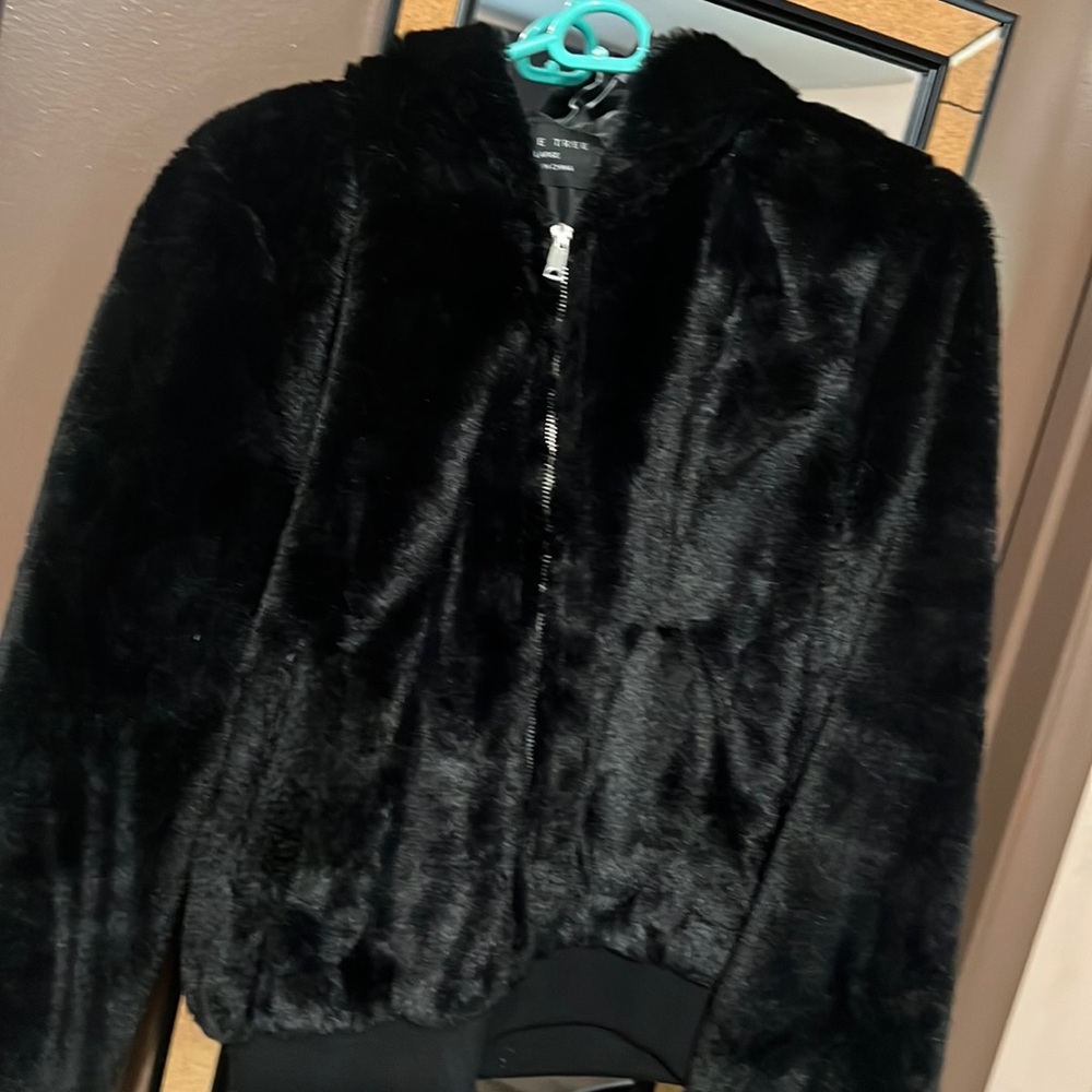 Semi new fluffy sweater/jacket